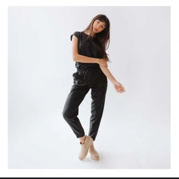 Albion Pants - ALBION everyday jumpsuit in black size xs petite